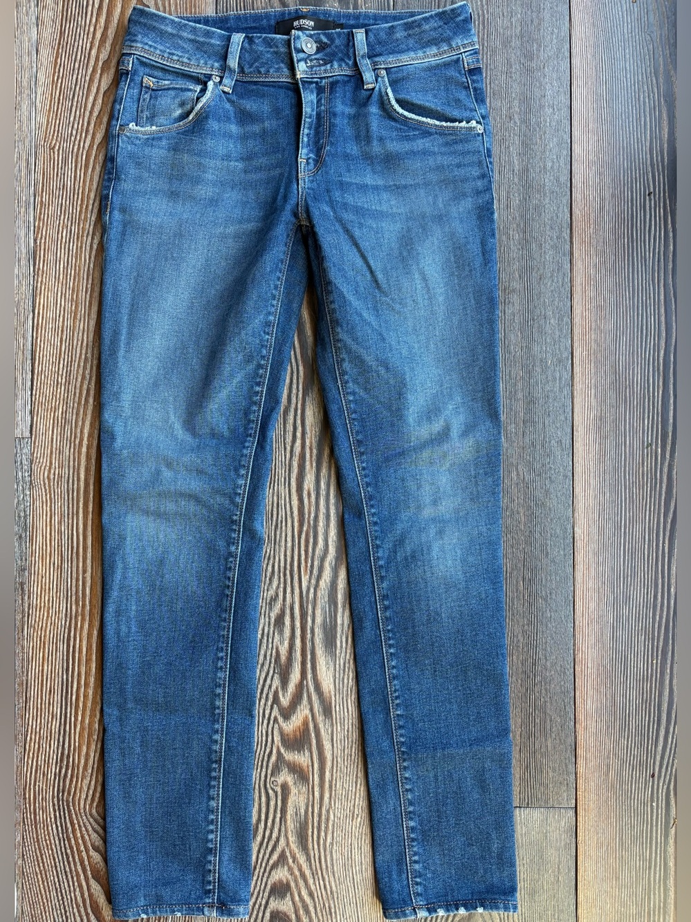 Hudson Jeans - Collin Skinny Jeans with Flap Pockets